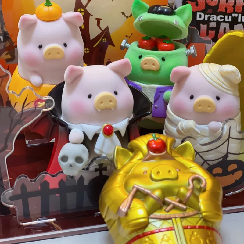 المعلبة لولو خنزير مفاجآت ملء Can V2 صندوق الفينيل لطيف خنزير الوجه عمل الشكل الديكور صندوق الهالوين تحصيل نموذج الهدايا #4