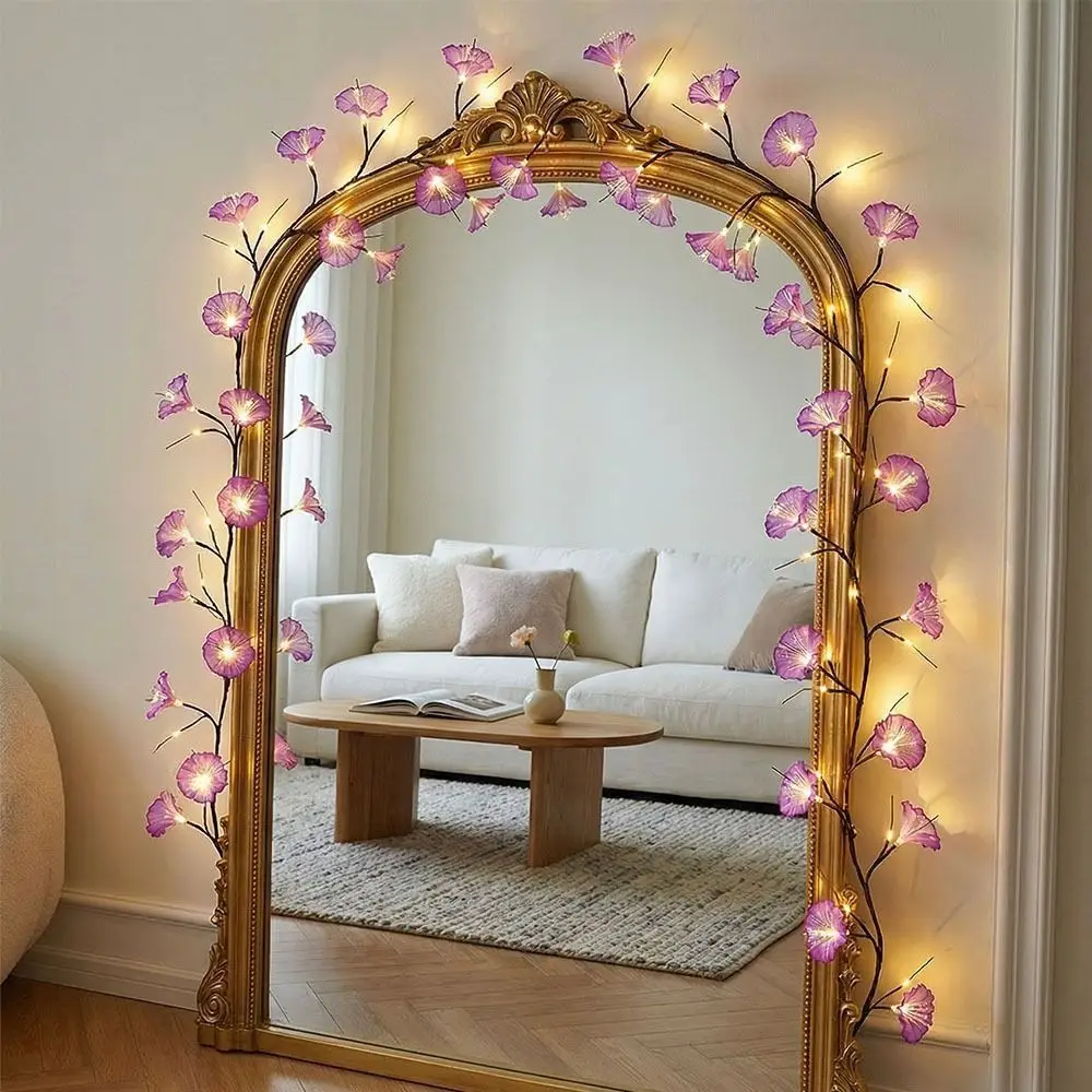 

Bendable Design LED Vine Lights Leaf Design LED Lighting Bendable Vine Lights Dimmable Realistic Flower Wall Decor Lights