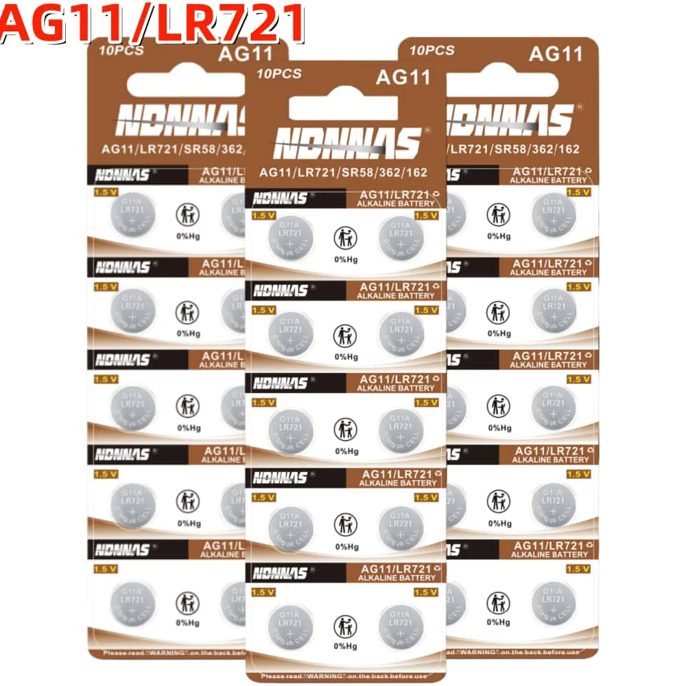 10-100Pcs AG1 LR621 364 Watch Battery 1.55V 364 SR621SW LR621 621 LR60 CX60 Alkaline Button Cell Batteries for Watch Toys Remote