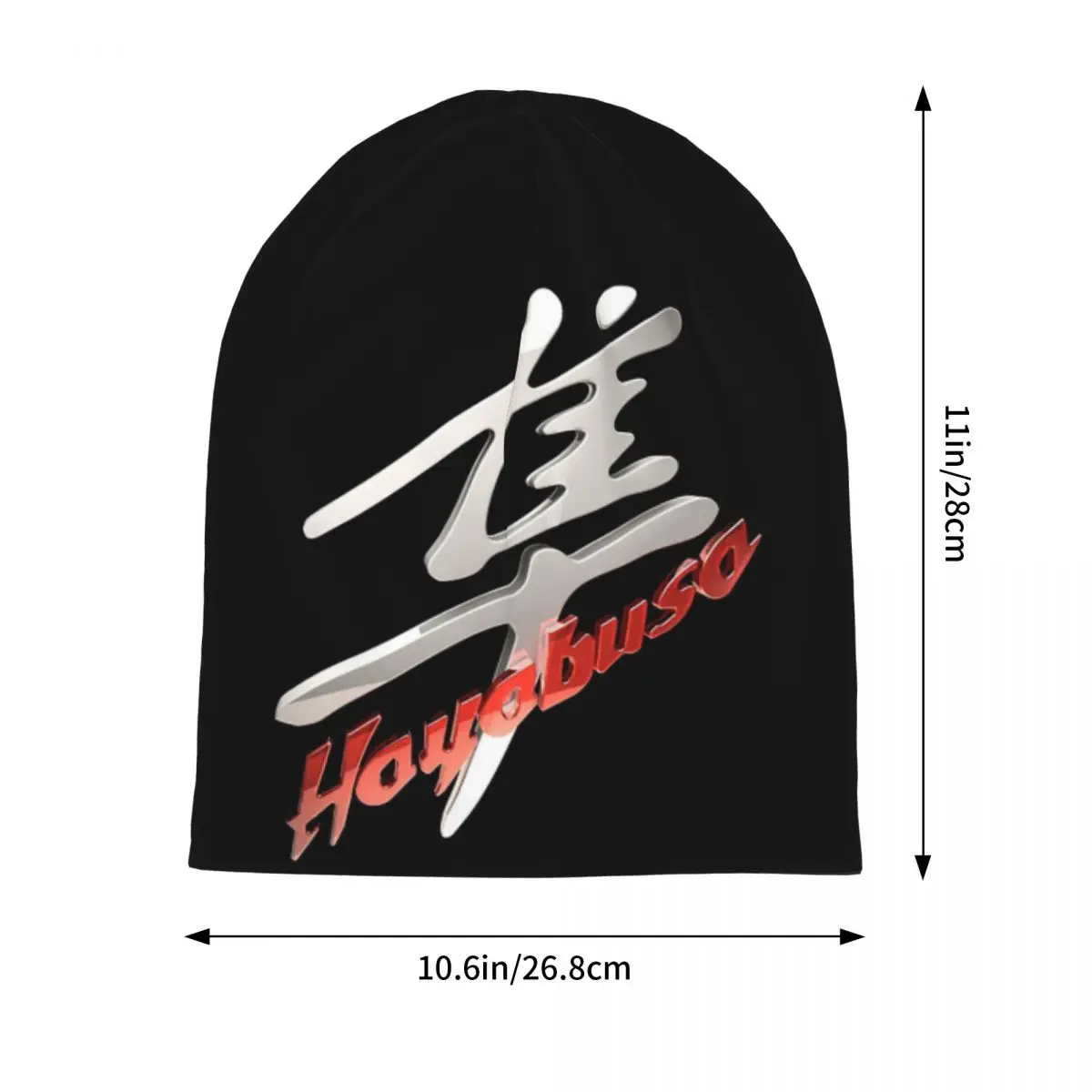 Suzuki Hayabusa-Motorcycle-Logo Warm Knitted Cap Fashion Bonnet Hat Autumn Winter Outdoor Beanies Hats for Men Women Adult