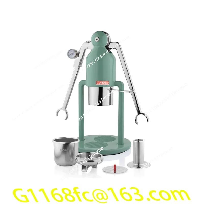 Hand Pressed Coffee Machine Robot Unplugged Italian Espresso Machine for Home Use
