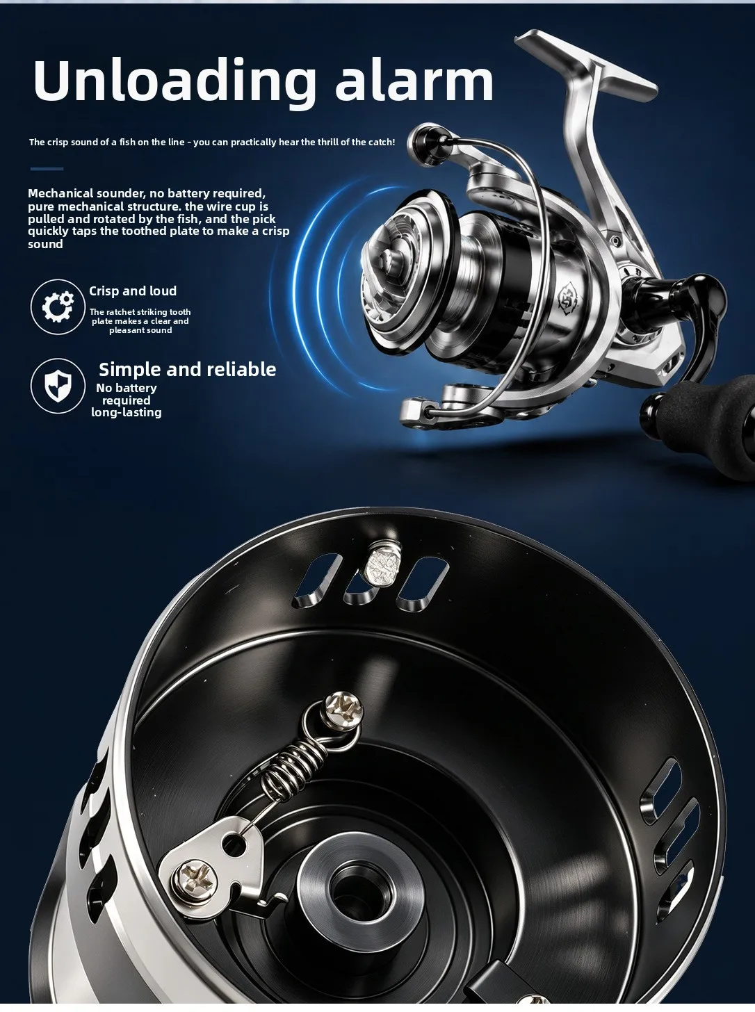 All-metal Fishing Reel for Long-distance Casting, Wheel-style Design, Versatile for Various Fish