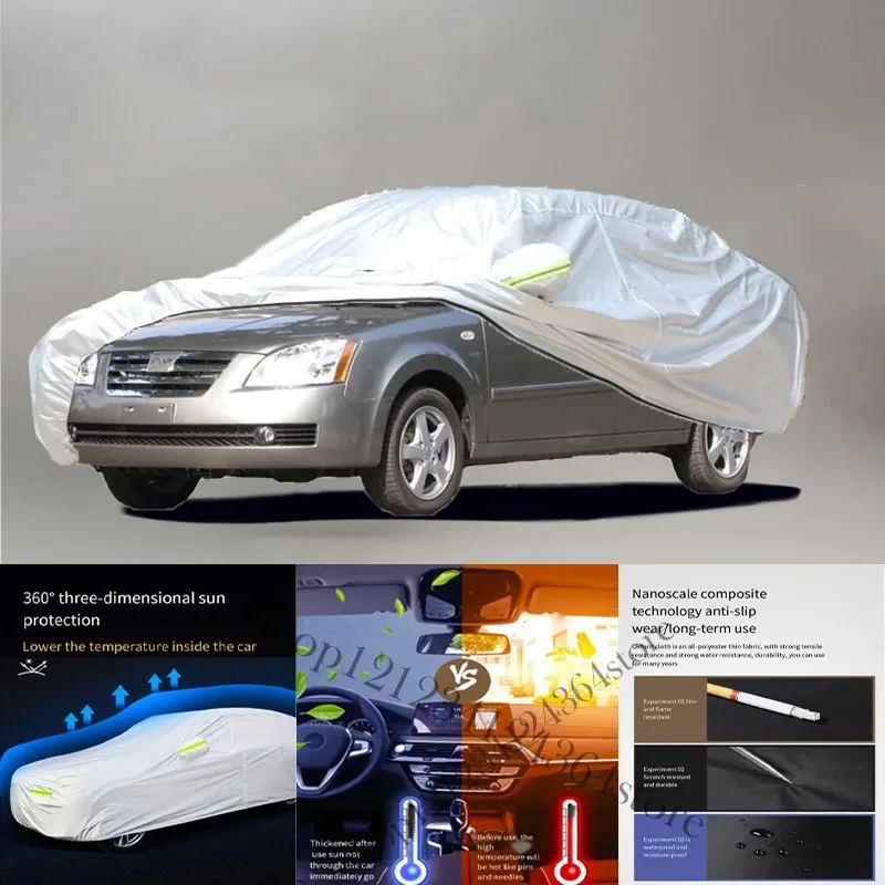 

For Chery-A5-Auto Auto Anti snow Anti dust Anti-uv Anti peeling paint And Anti Rainwater 210t car cover Car cover protection