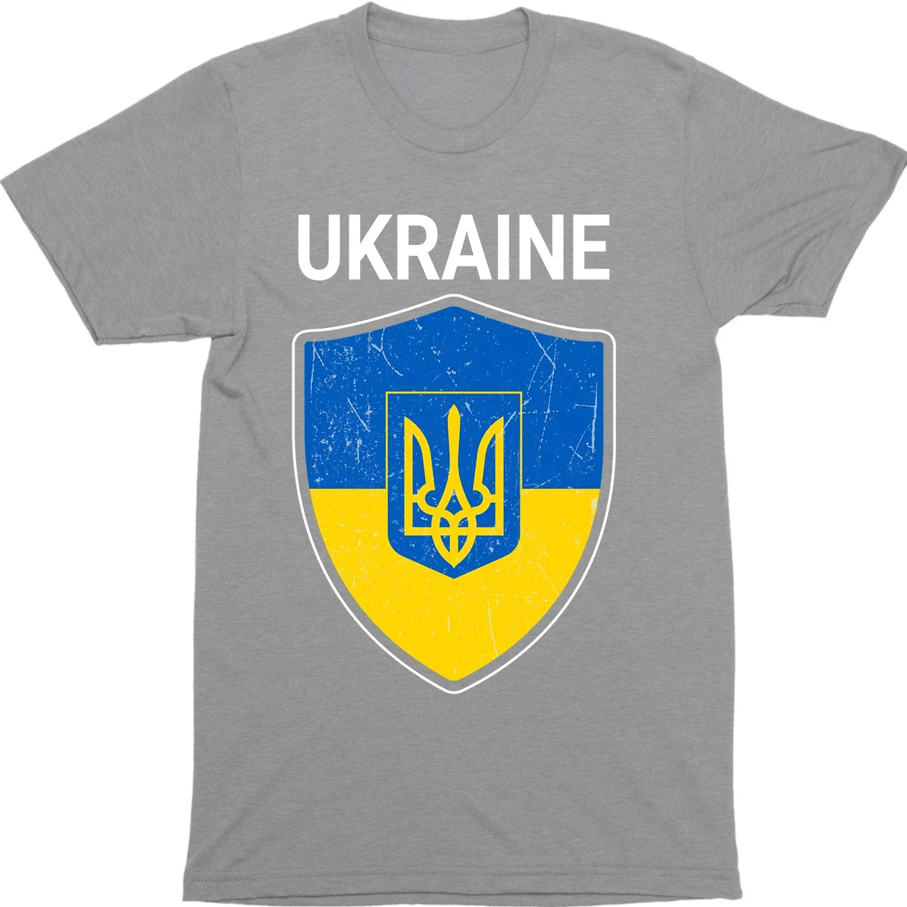 Ukrainian National Trident Ukraine Heritage National Day T Shirt. Short Sleeve 100% Cotton Casual T-shirts Loose Top Size S-3XL