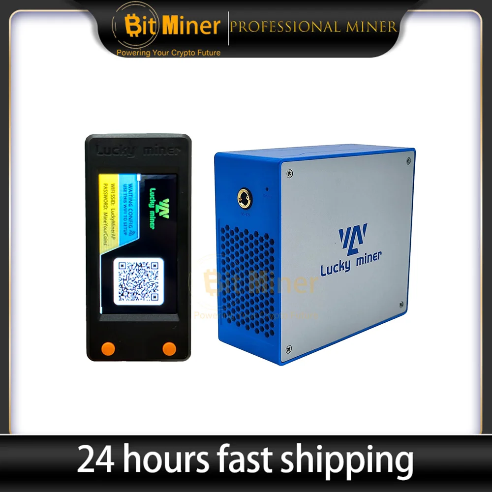 Bitcoin Miner Bitaxe Lucky Miner LV07 + LV02 1TH/S Home WiFi Silent Miner BTC BCH DGB Mining Machine Ethereum Miner Btc Miner