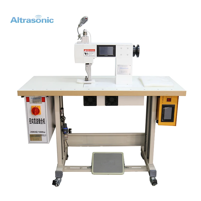 

20Khz Ultrasonic Lace Sewing Machine For Sealing, Cutting Or Welding Of Nonwoven Fabric Roller Embroidery Lace Making