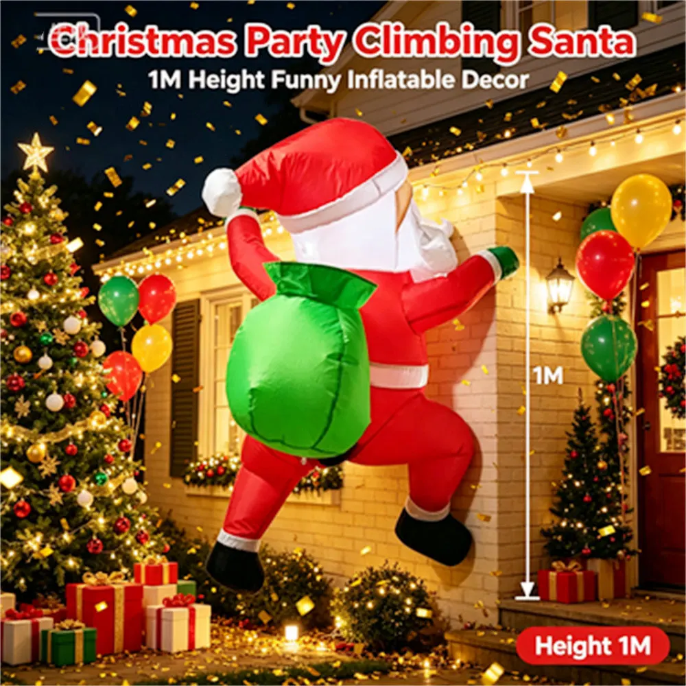 1m-funny-climbing-inflatable-santa-claus-back-view-with-gift-bag-led-light-up-christmas-blow-up-decoration-outdoor-wall-hanging