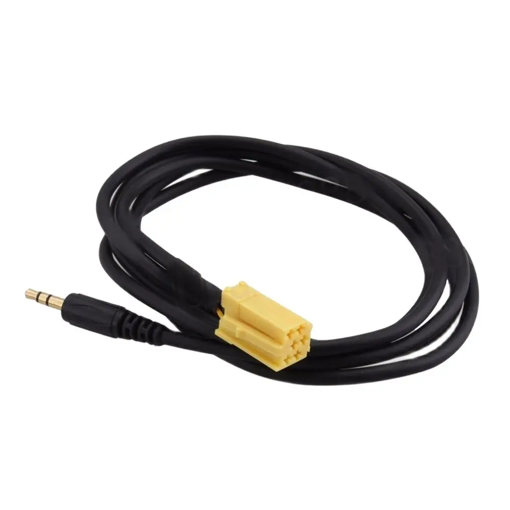 Reproductor de Audio para coche, adaptador de Cable de plomo de 159 MM con dos teclas de Radio para Fiat Grande Punto al-fa 3,5, entrada auxiliar