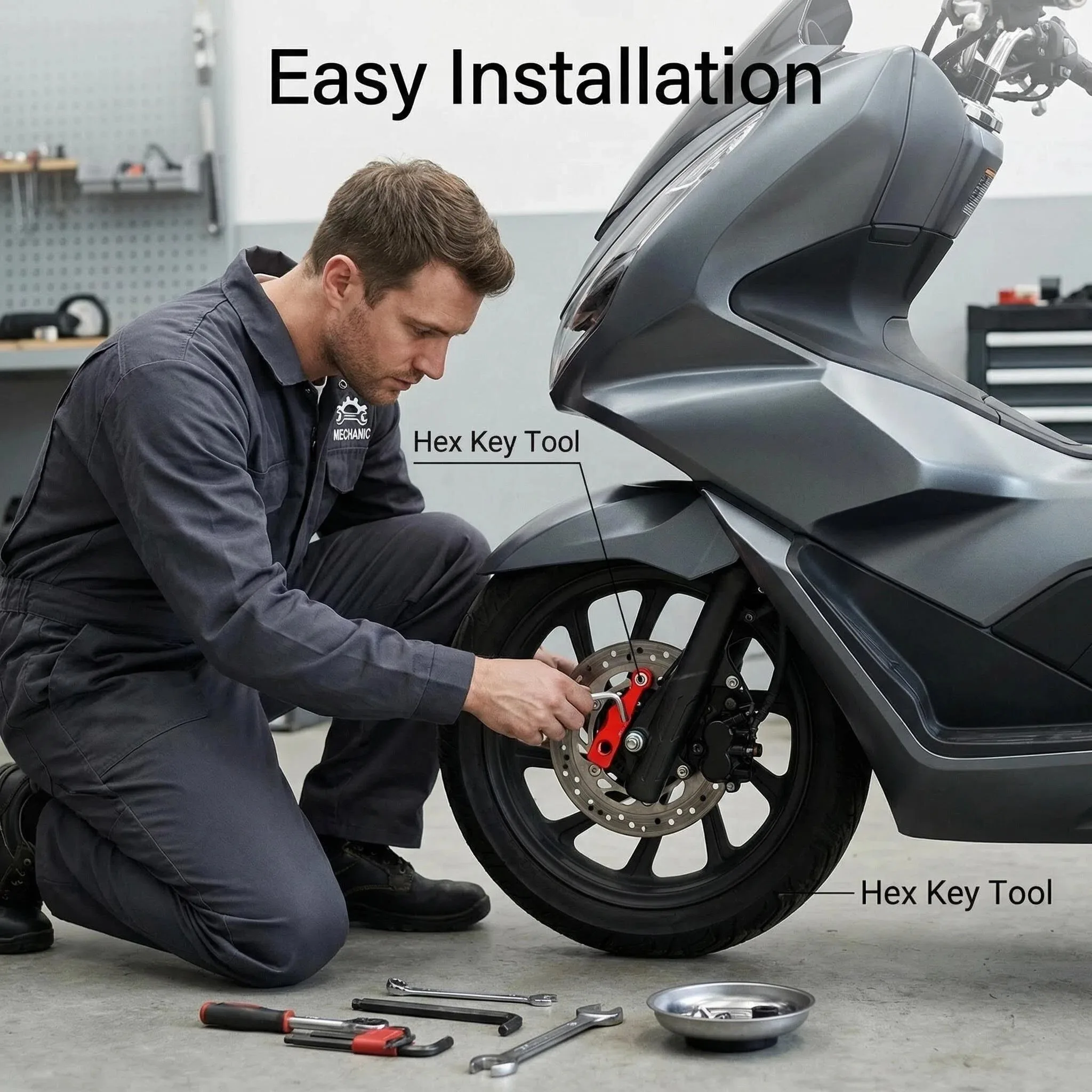 

Motorcycle Accessories Guard Before Front Wheels For HONDA PCX160 PCX125 PCX 125 ABS Sensor Cover Protector