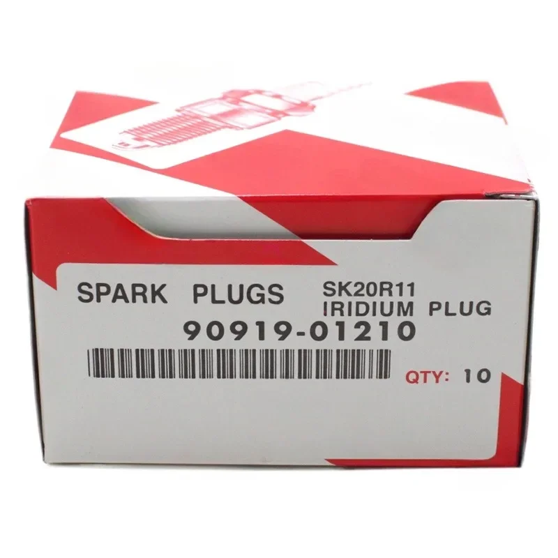 

10PCS Iridium Spark Plug 90919-01210 SK20R11 for Toyota Corolla Camry Avalon Lexus RX300 Volvo S60 Mercedes-Benz C230 C32 AGM