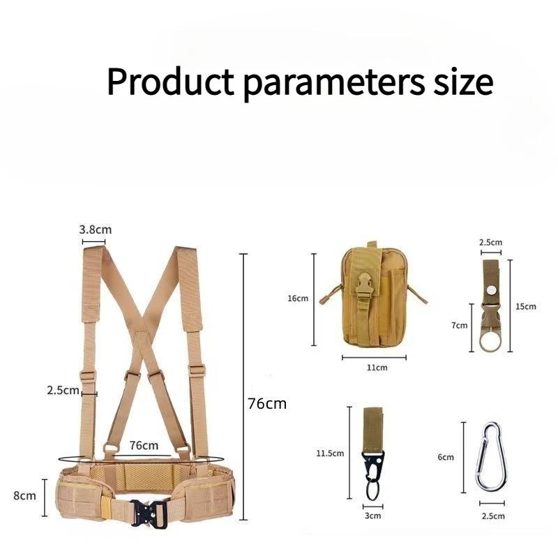 Outdoor Molle Tactical Belt, Real CS Outdoor Training Tactical Belt, Cobra Belt
