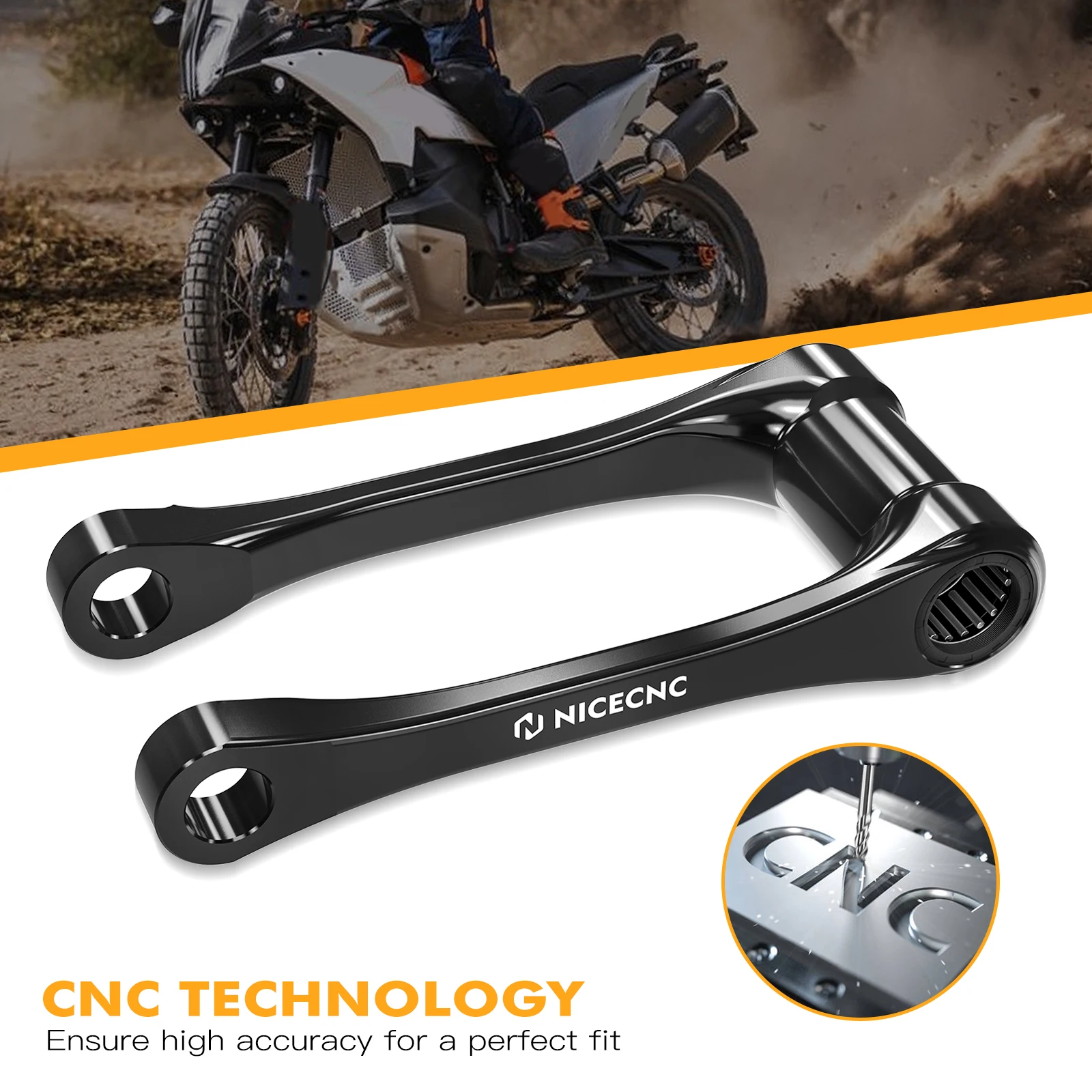 NICECNC 1 ''خفض ربط عدة ل KTM SX 125 SXF 450 XC 300 XCF 350 2023-2024 ل Husqvarna TE300 TE250 FE350 GasGas EC300 2024 #5