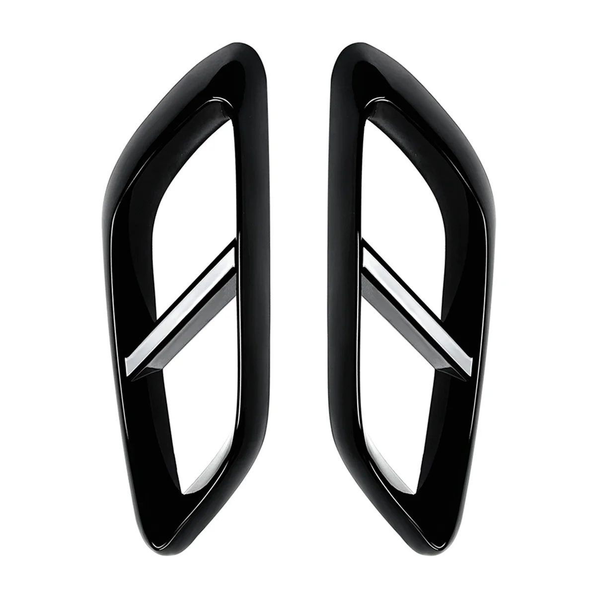 

Car Tail Throat Decor Frame for Mercedes-Benz E W214 2024+ Car Exhaust Pipe Trim Cover Stickers Glossy