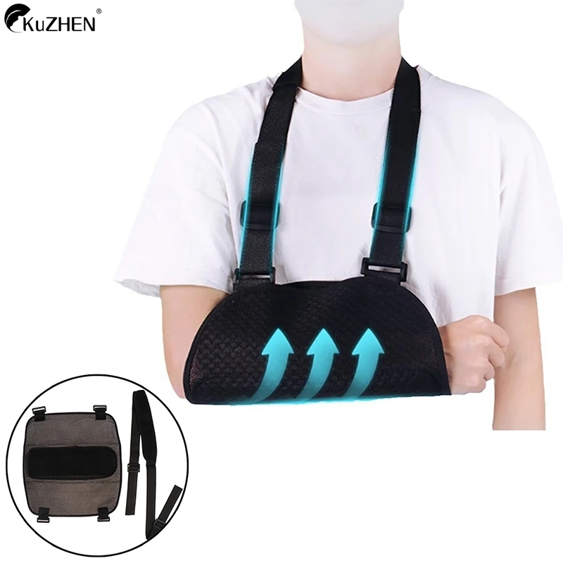 

Arm Sling Support Adjustable Breathable Shoulder Strap Brace Immobilizer Wrist Elbow Forearm Support Brace Strap