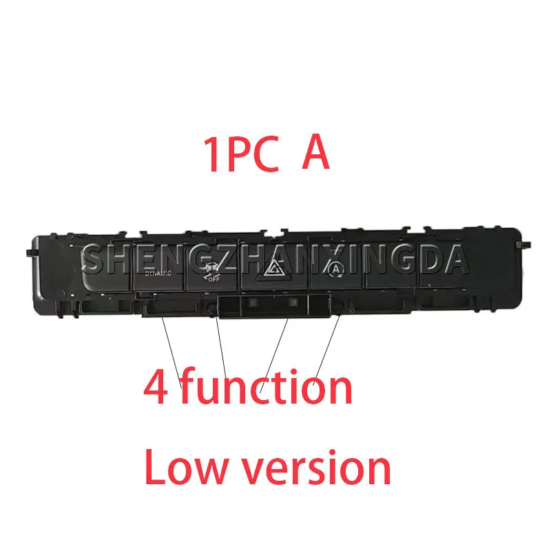 Shengzhan Xingda Is Suitable for Mercedes-Benz Vito V-Class W447 W448 2018-2021 Car Console Hazard Light Dynamic Control Switch Panel Unit