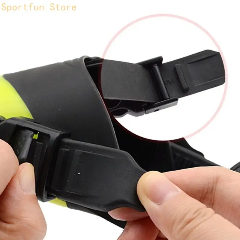 Nonslip Scubas Fin Straps Quick Releasing Mechanism Soft Rubber Texture for Fin X7JD