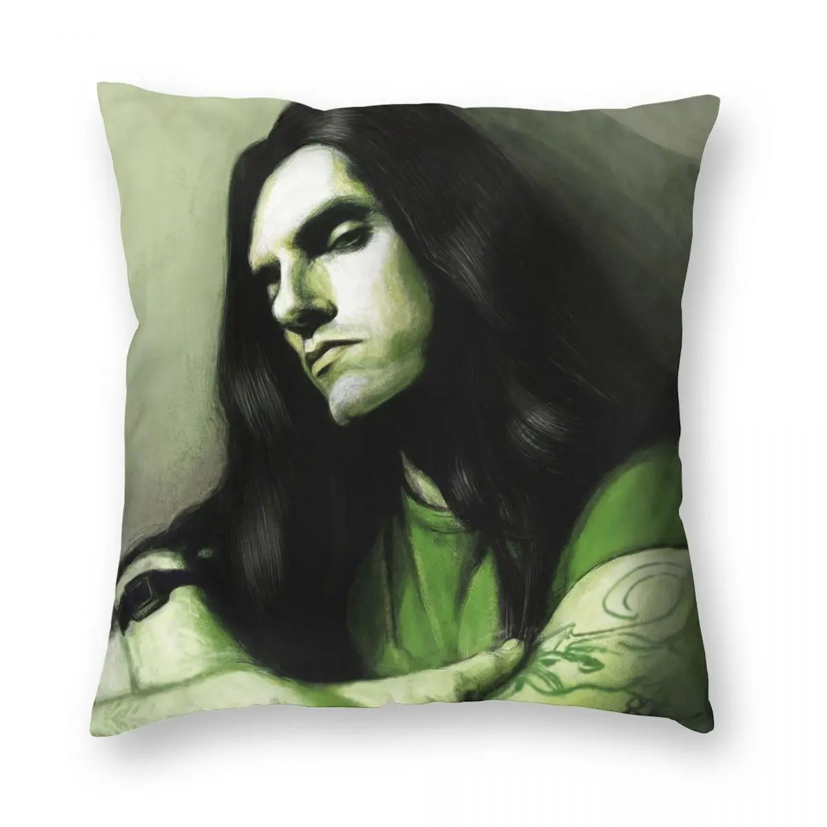 Type O Negative Peter Steele Pratiwi Pillowcase Polyester Linen Velvet Printed Zip Decor Throw Pillow Case Car Cushion Case