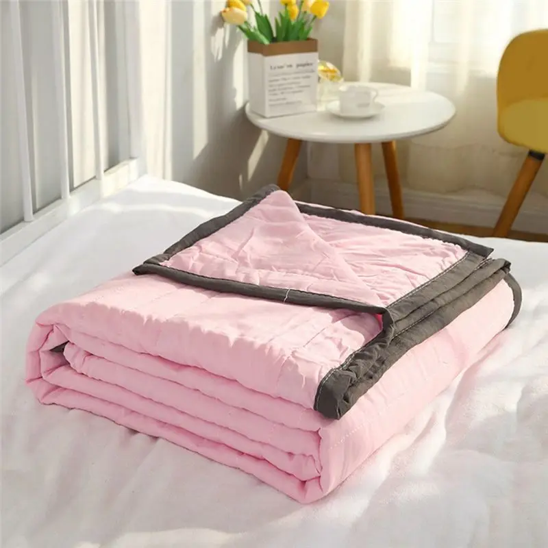 A33R-Ice Blanket For All-Season - Summer Cooler Quilt For Hot Sleepers And Night Sweats Easy To Use Blue 200 X 220Cm