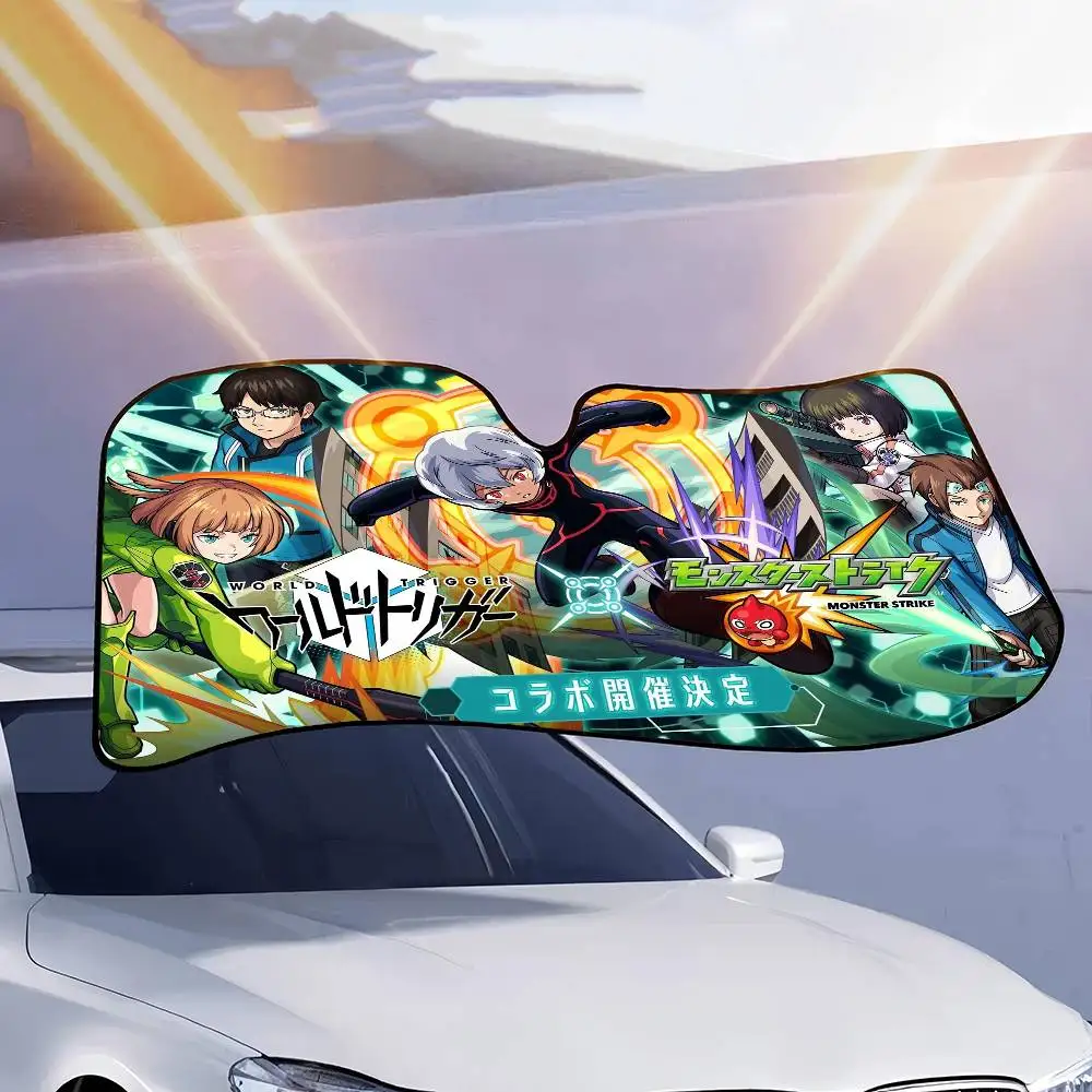 World Trigger Sunshade Sun Shade Shield Blocker Auto Cover Protector Window Visor Universal #5