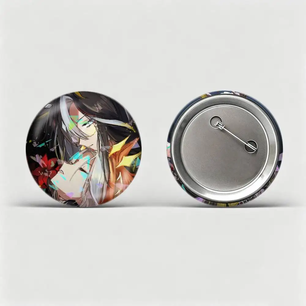 D-Dream Journey Orfevre U-Umamusume Custom Tinplate Round Button Badges Pins Brooches for Clothes Backpack