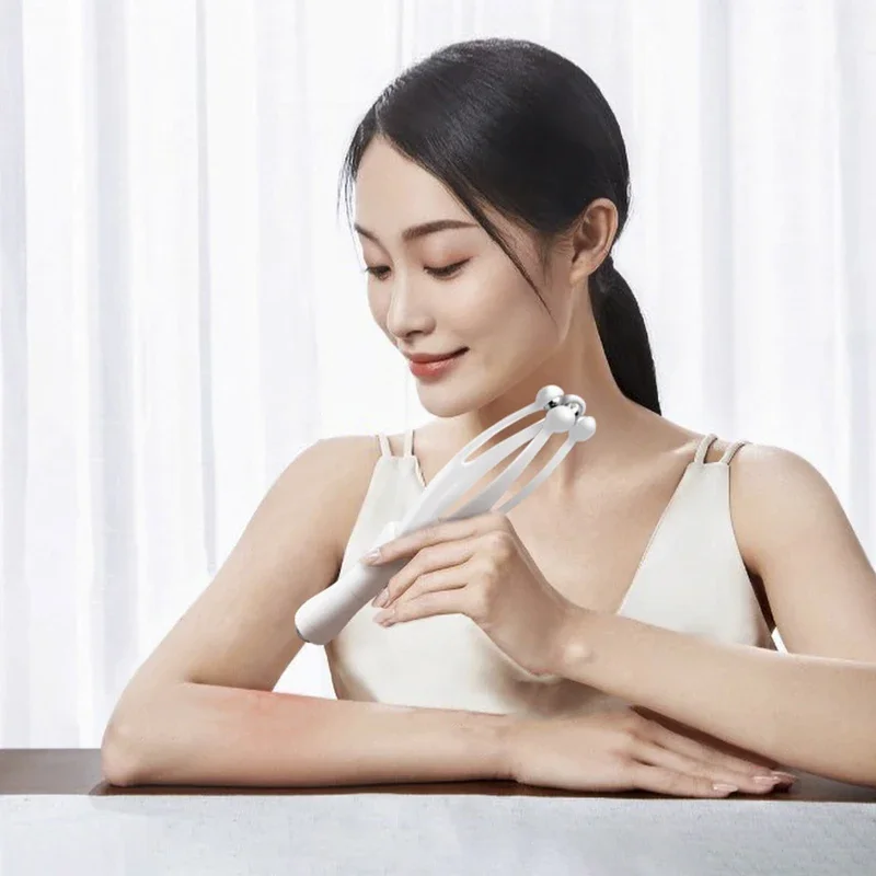 

360 Degree Roller Hand Acupuncture Points Finger Joint Hand Massager Handheld Relieve Finger Fatigue Relieve Blood Circulation