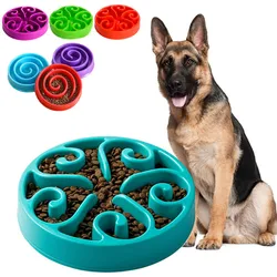 Pet Dog Slow Feeder Bowl Fun Non Slip Anti-Gulping Slower Food Feeding Dishes Eco Dog Bowl for Large Medium Small Dogs Puppy