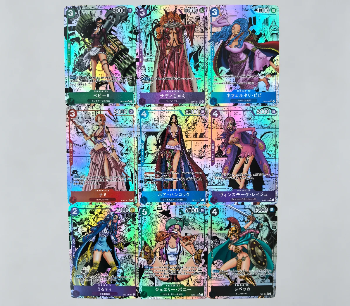 Set DIY One Piece! Devil Fruit Nami Robin Hancock Pudding Perona Japanese Version OPCG Toy Christmas Birthday Gift