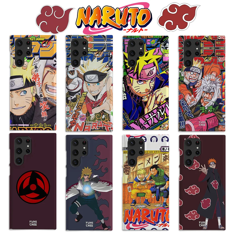 Luxury Clmj Cool Naruto Anime  Phone Case for Samsung Galaxy S20 S23 S24 S25 S26 FE Plus Ultra Edge 4G 5G Double-layer Cover