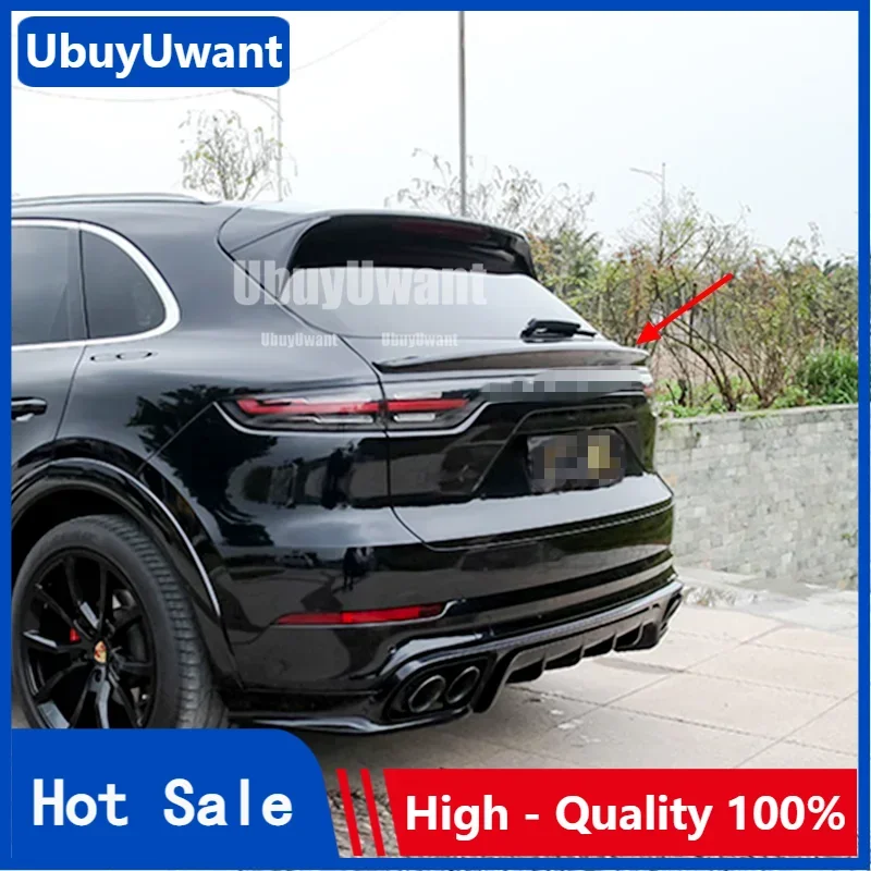 

Carbon Fiber Car Rear Wing Trunk Lip Spoilers Special tail Fits For Porsche Cayenne 2018 2019 2022