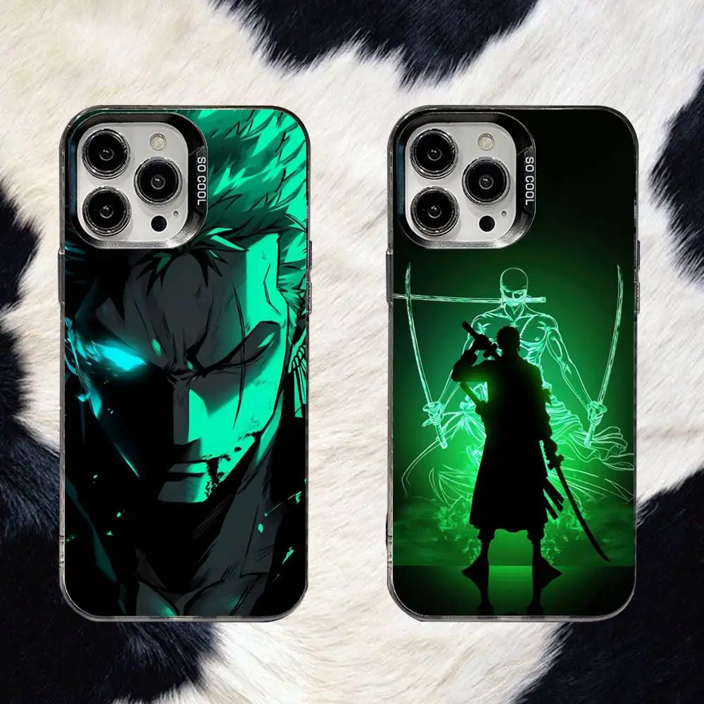 

Z-ZoroS O-Ones Roronoa P-PieceS Phone Case For iPhone 16,15,14,13,12,11,8,7,Pro,Max,Plus,Mini,XS,SE Anti Fall Black Matte Hard