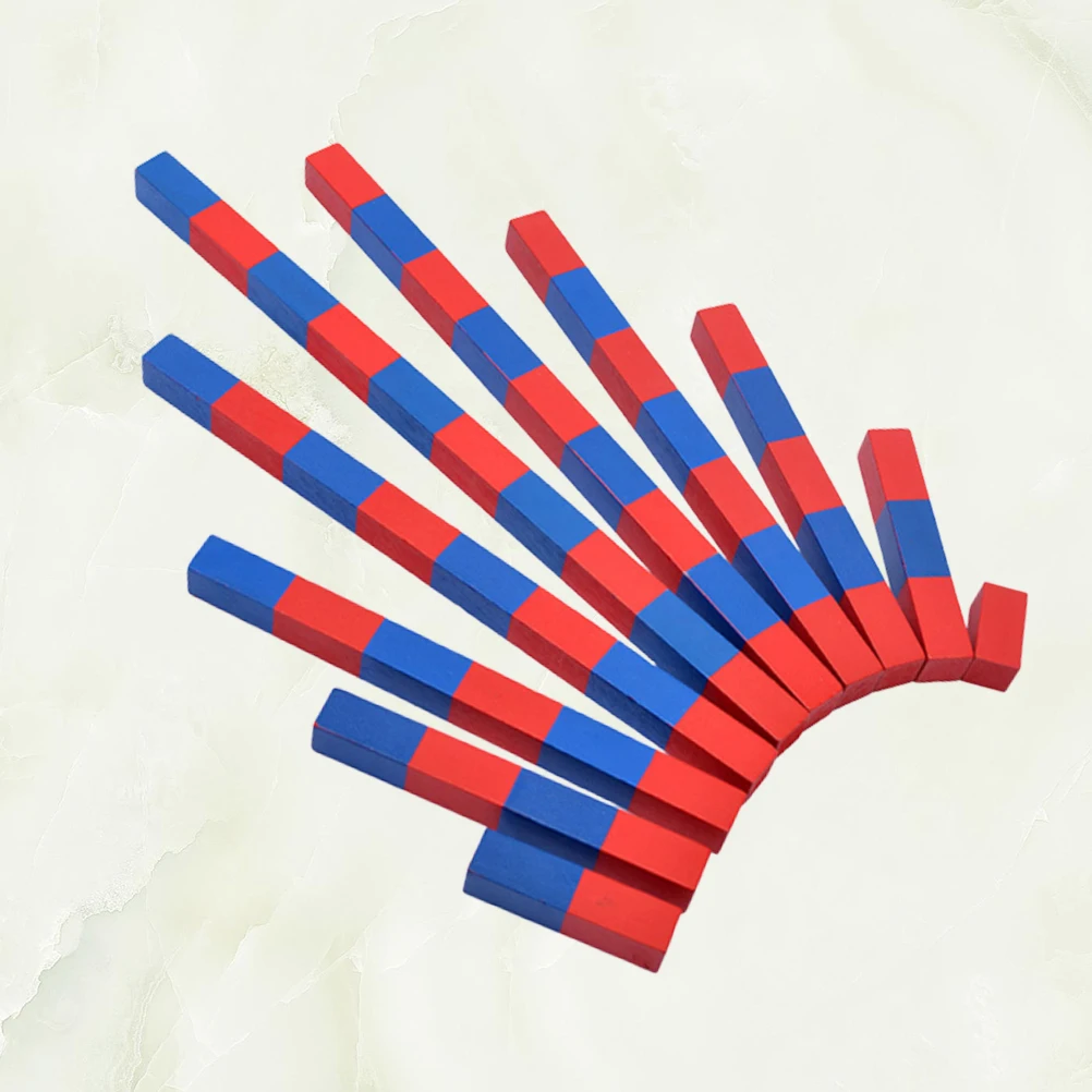 

Math Teach Wooden Stick Bars Counting Arithmetic Early Education Toys Counting Sticks Kids Learning Building Blocks