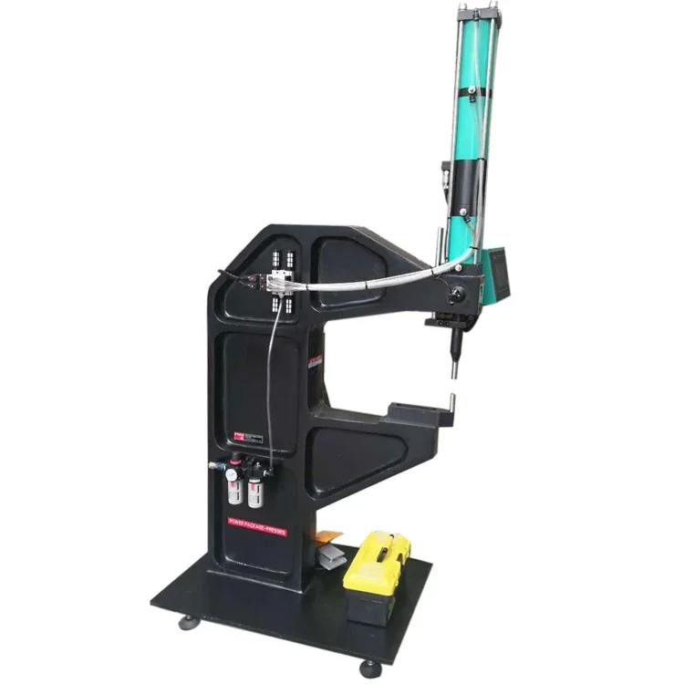 automatic pneumatic punching and riveting machine rivet leather machine without rivet