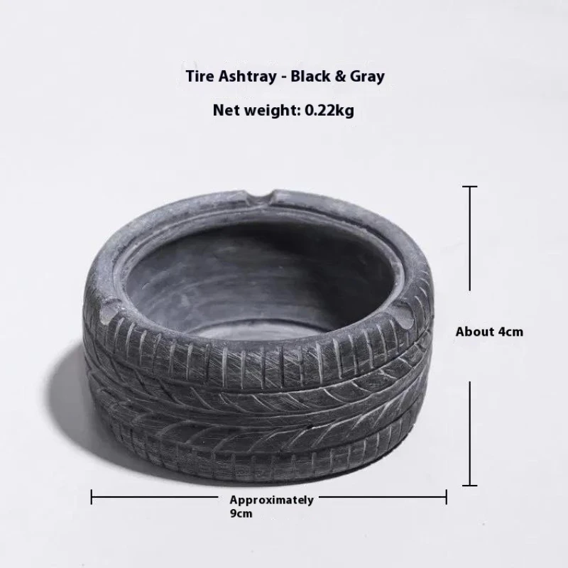 Cendrier de pneu tendance de personnalité rétro américaine, créatif, pour Bar à domicile, ornements décoratifs nordiques Ins