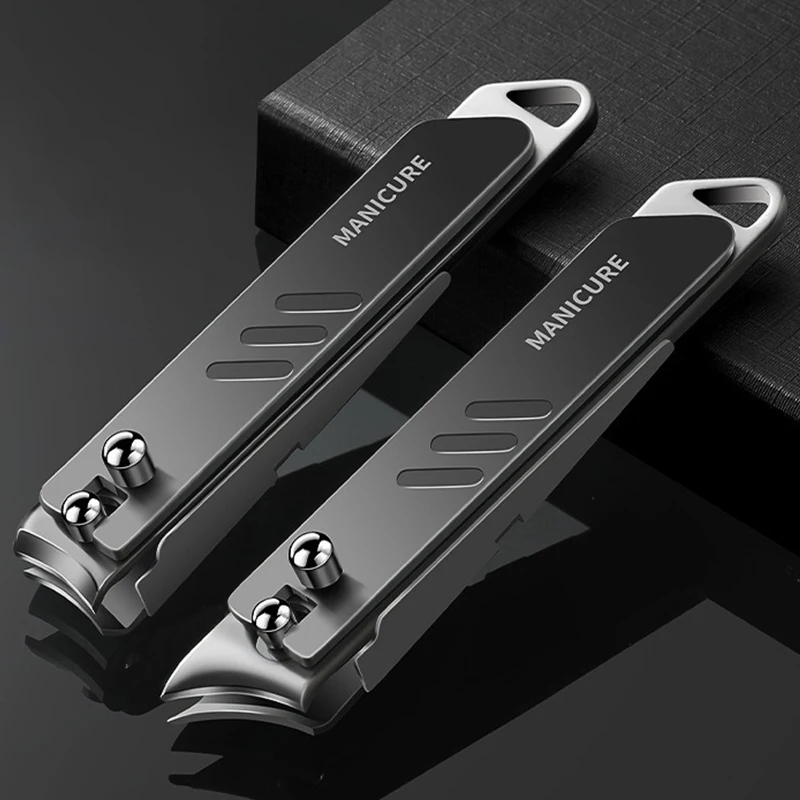 

1Pcs Nail Clippers Stainless Steel Anti Splash Fingernail Cutter Manicure Tools Bionics Design Nail Trimmer Pedicure Scissor