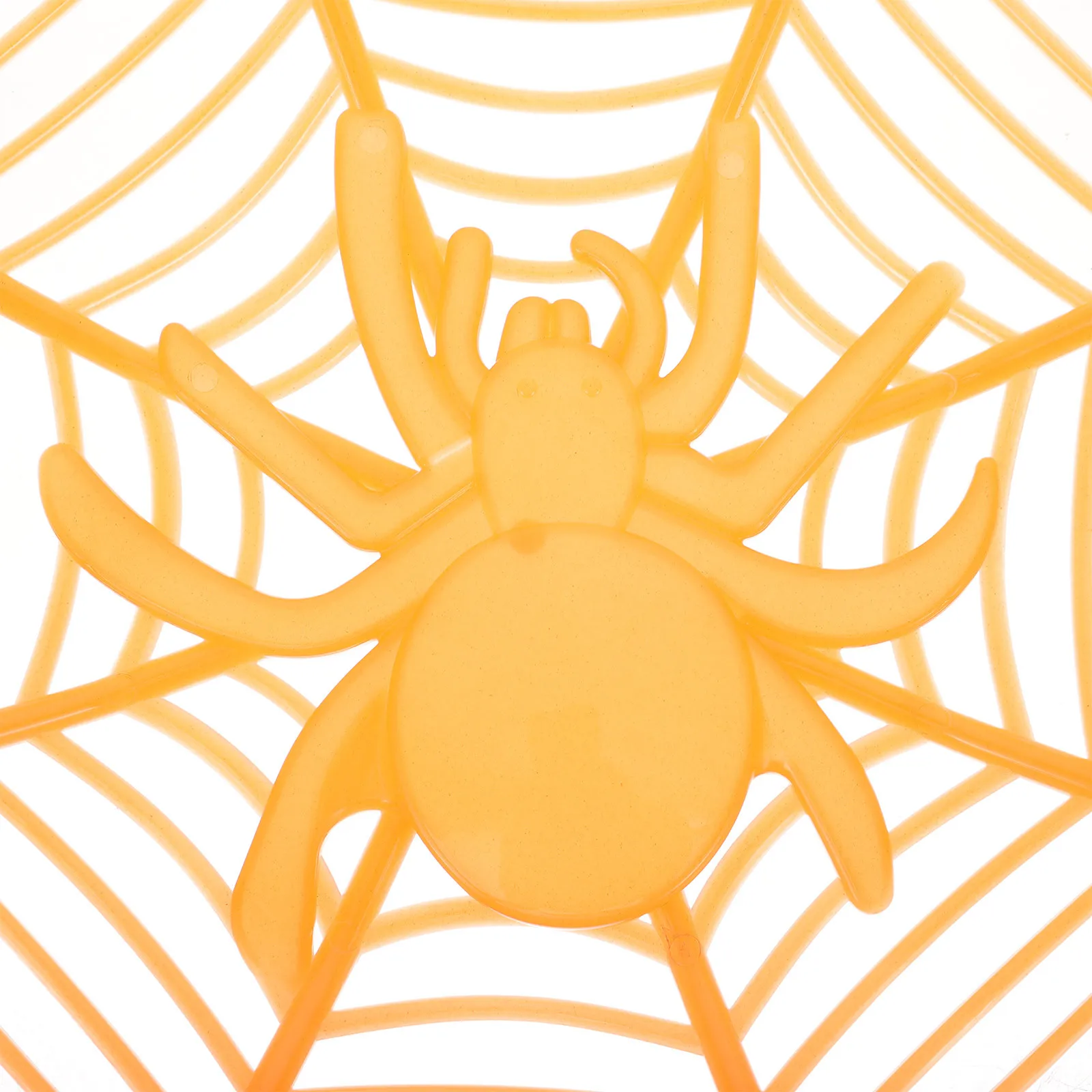 

Halloween Plastic Spider Web Candy Basket Large Snack Storage Container Home Fruit Serving Plate Spider Web Fruit Basket