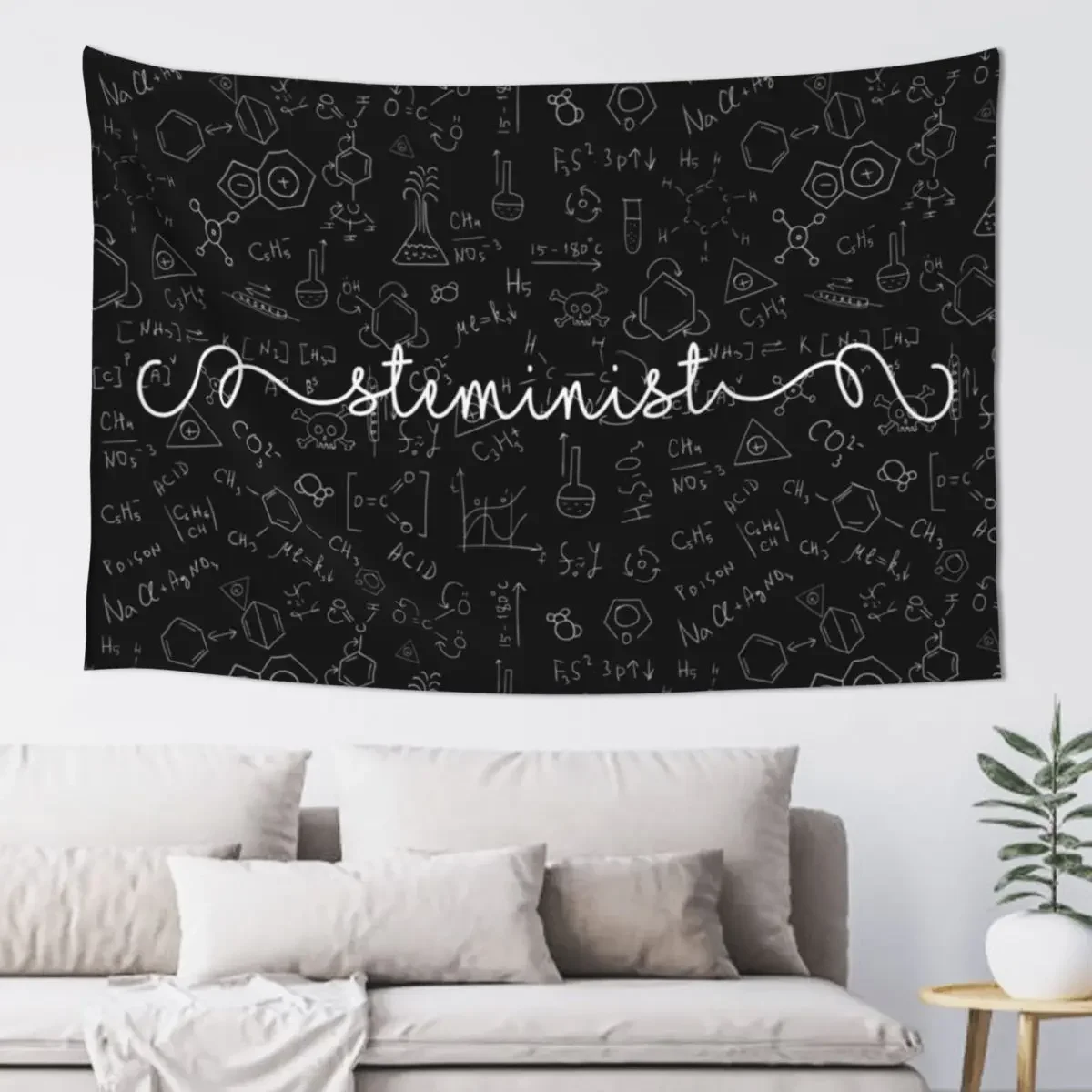 stem women steminist Tapestry Wall Mural Wall Carpet Tapestry