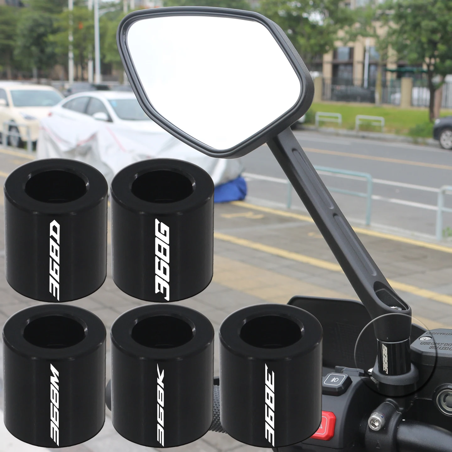 For ZONTES 368G 368D 368M 368E 368K Motorcycle Rearview Mirror Height increasing Seat Reflector 368G Height increasing Pad