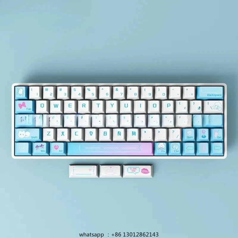 

HM66 66-клавишная клавиатура эргономичного дизайна с магнитным нефритовым переключателем