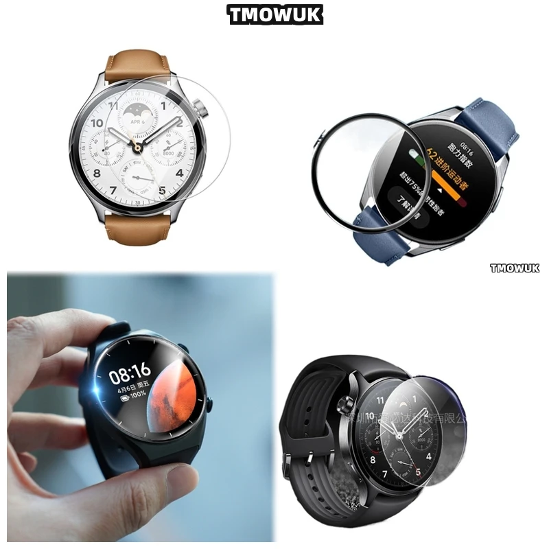 

For Xiaomi Watch S1 S3 Pro S4 Sport Anti-Slip Tempered Glass Screen Protector Ultra-Thin 9H Scratch-Proof
