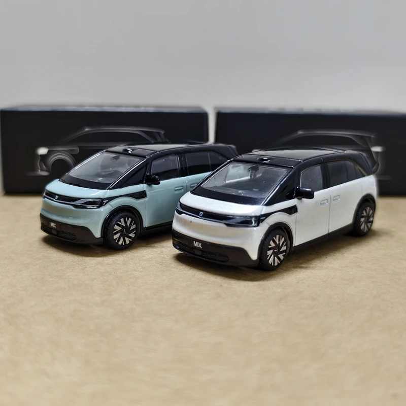 Diecast 1/64 Scale ZEEKR 001 Car Model ZEEKR MIX Alloy Car Model GEELY GALAXY Play Vehicles Toys for Boys Original Box