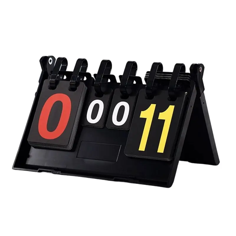 

Y49A-Scoreboard Flip Foldable Double-Sided Score Keeper , Portable Scoreboard For Volleyball, Table Tennis , Baseball