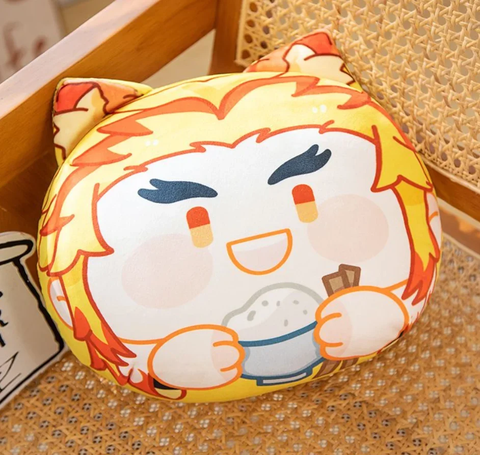 

Игра аниме Rengoku Kyoujurou, мягкие милые персонажи, плюшевая кукла, фигурка, декор комнаты, диванная подушка, сферическая подушка, игрушки