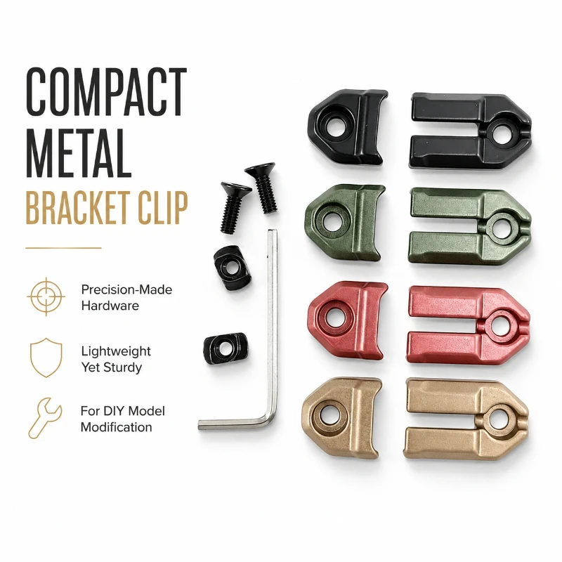 Multi-color Optional Cord Fixing Bracket CNC Processed Outdoor Lighting Wire Stabilizer With Assembly Tools
