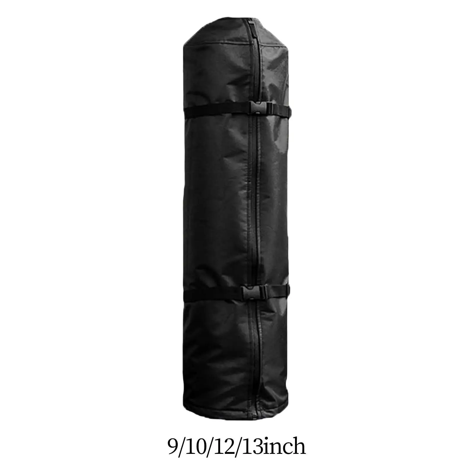 Water Softener Cover All Weather Protection Oxford Cloth Insulated Heavy Duty Outdoor Soft Water Tank Protective Cover (Black)