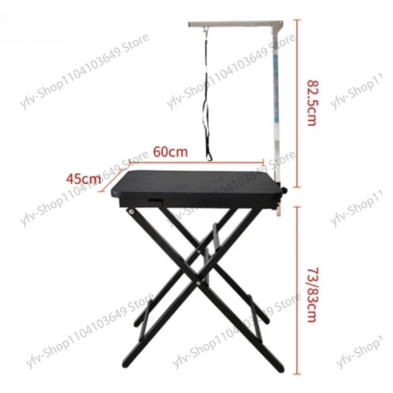 Pet Shop Beauty Table Dog Cosmetic  Foldable and Hoisting Bath Table Hair Trimming Bath Non-Slip Portable