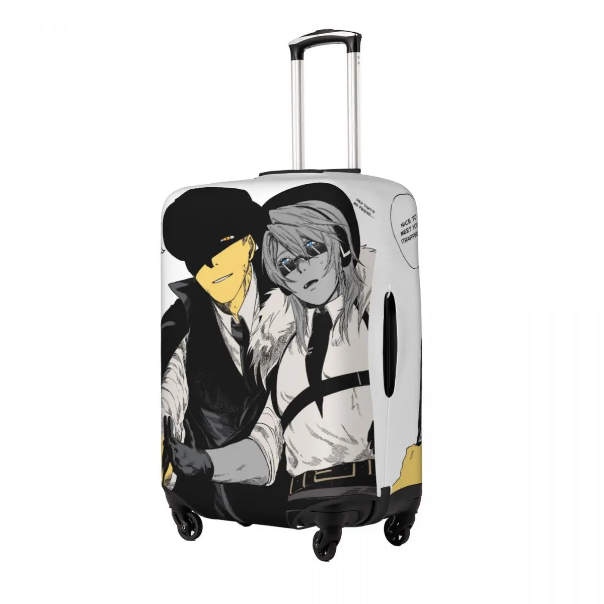 Doublefedora Forsaken Suitcase Cover Flight Travel Strectch Luggage Case Protection