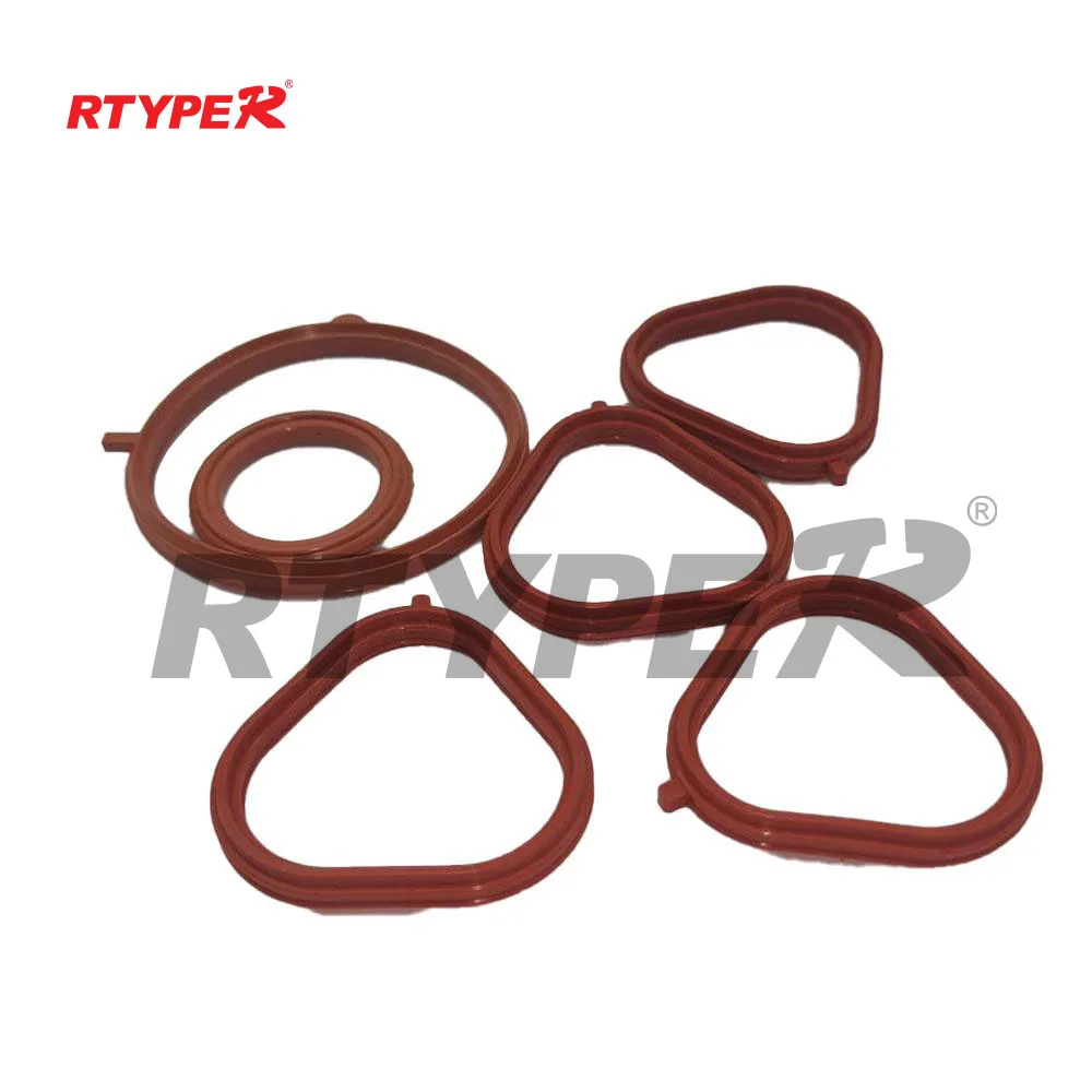 1Set (6PCS) Inlet Manifold Gasket Kit For GM Chevrolet Aveo Cruze Corolla Excelle 1.4 1.6 96461130 93740513