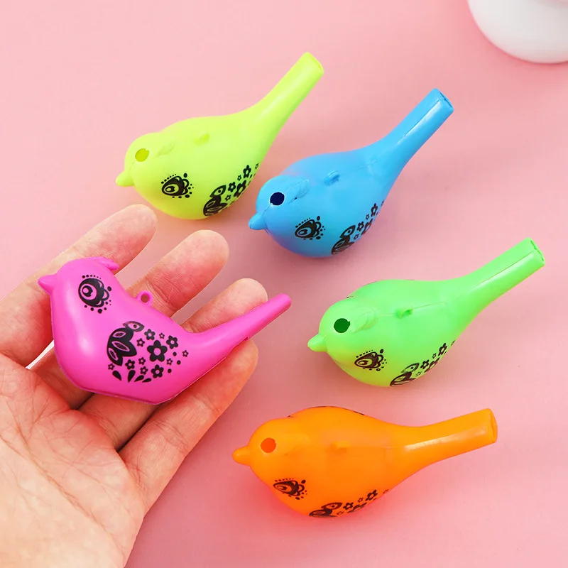 

10Pcs/set Mini Colorful Water Bird Whistles Toys for Kids Birthday Party Favors Goody Bags Giveaways Pinata Class Treasure Box