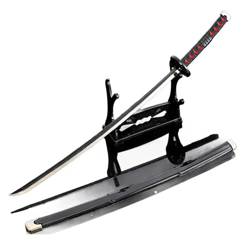 ดาบคาตานะ ดาบพิฆาตอสูร คามาโดะ ทันจิโร่ ขนาด 25 ซม. ของสะสมจากอนิเมะ ทำจากโลหะทั้งหมด ของเล่นดาบ ของตกแต่ง ของขวัญ ของสะสม กิจกรรมกลางแจ้ง