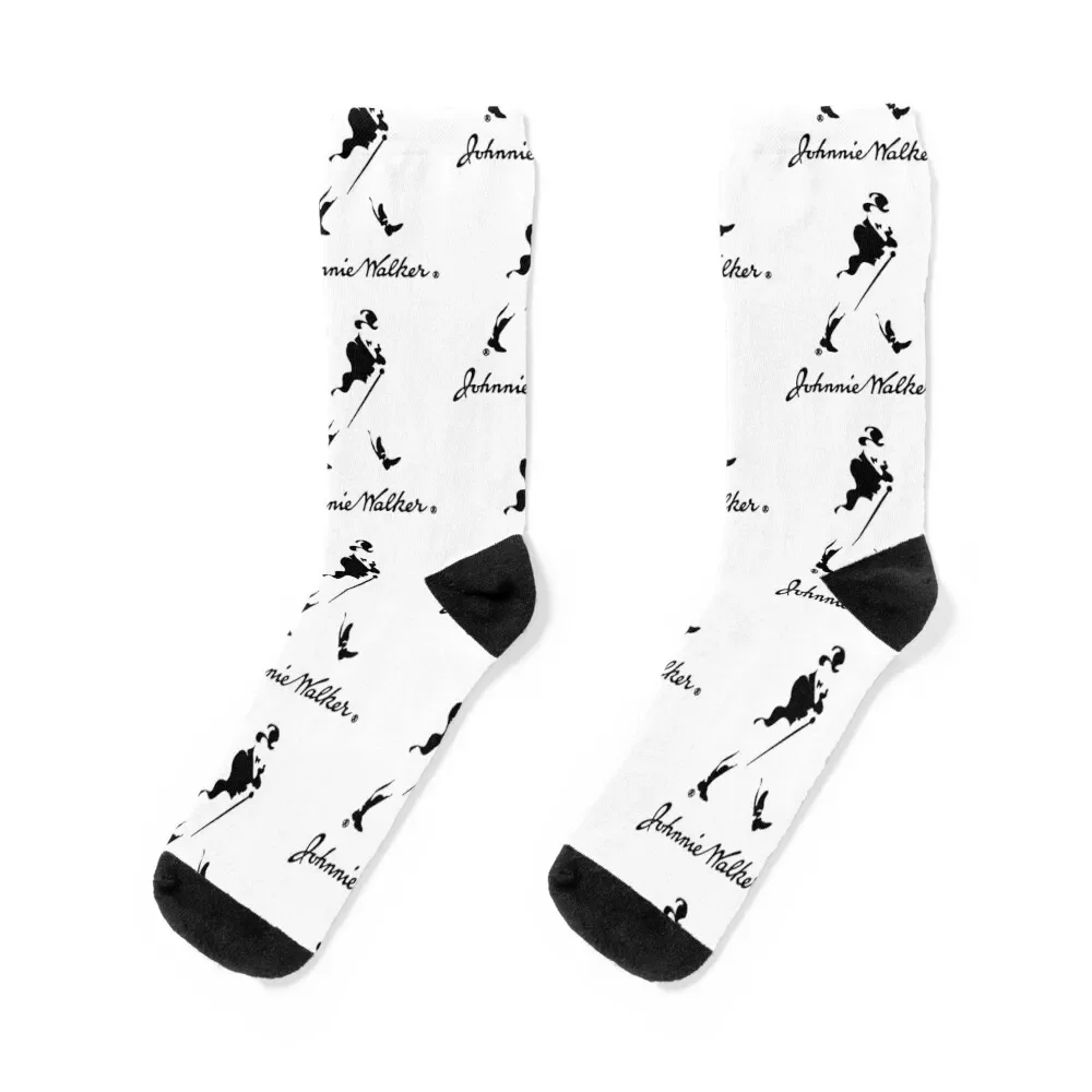 Men_s White Johnnie Walker Whisky Socks moving stockings set Socks Men Women's